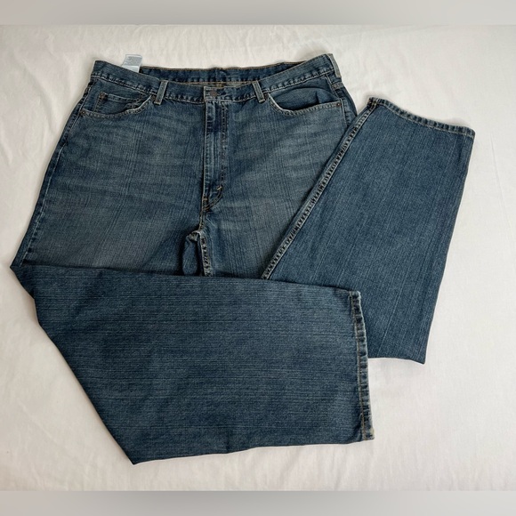 Levis 550 Jeans Men 44x30 Blue Denim Relaxed Fit Cotton Straight  Legs - Picture 10 of 10